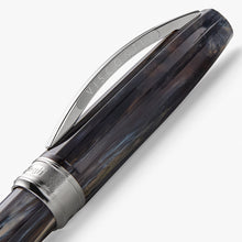 Load image into Gallery viewer, Close up to the pen cap. The word "VISCONTI" is engraved sides of the clip.