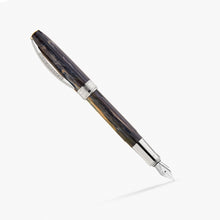 Load image into Gallery viewer, Angled view of the Fountain Pen with the cap posted.
