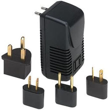 Load image into Gallery viewer, View of the converter kit and the four extra plugs included on a white background.