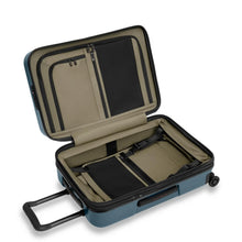 Load image into Gallery viewer, full view of the inside of the ocean Briggs & Riley Global 21“ Hardside Carry-On Expandable Spinner