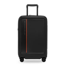 Load image into Gallery viewer, full frot view of the black Briggs & Riley Essential 22“ Hardside Carry-On Expandable Spinner