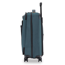 Load image into Gallery viewer, Briggs & Riley ZDX 22" Domestic Carry-On Expandable Spinner - Ocean Blue
Image of Right Facing Side Panel View
Dimensions:  22 x 14 x 9"
Weight:           7.4 lbs.
