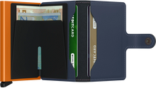 Load image into Gallery viewer, Secrid Original Mini Wallet - Matte Blue/Orange