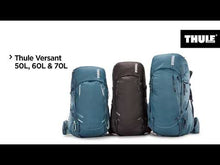 Load and play video in Gallery viewer, Review of the hiking backpacks showing their adjustable features, removable bags, spacious interior closable with a draw string, organization pockets, and accessory holders.