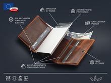 Load image into Gallery viewer, COLORADO RFID WALLET - Saddle Leather