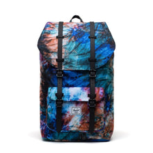 Load image into Gallery viewer, Front view of the summer tie dye backpack.