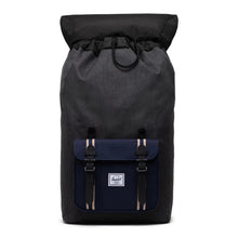 Load image into Gallery viewer, Herschel Little America Backpack - Black Crosshatch/Peacoat