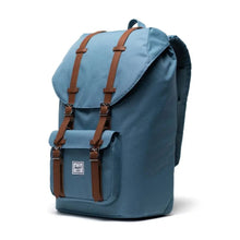 Load image into Gallery viewer, Angled front view of the bluestone backpack.