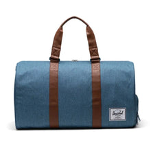 Load image into Gallery viewer, Herschel Novel Duffle - Copen Blue Crosshatch