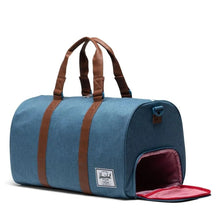 Load image into Gallery viewer, Herschel Novel Duffle - Copen Blue Crosshatch