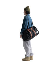 Load image into Gallery viewer, Herschel Novel Duffle - Black Grid/Orange