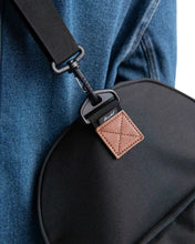 Load image into Gallery viewer, Herschel Novel Duffle - Black Grid/Orange