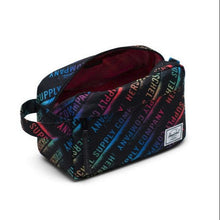 Load image into Gallery viewer, Angled view of the Stencil Roll Call Chapter Kit with the main compartment unzipped.