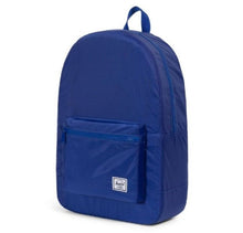 Load image into Gallery viewer, Angled front view of the Ultramarine blue Packable Daypack.