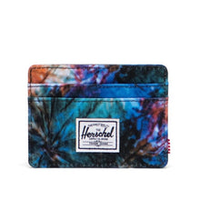 Load image into Gallery viewer, Front view of the Summer Tie Dye Charlie Card case