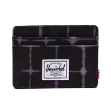 Load image into Gallery viewer, Front panel view of the Tie Dye Grid Wallet