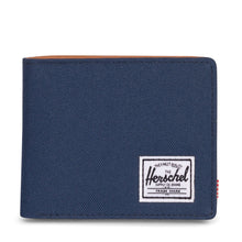 Load image into Gallery viewer, Front view of the Hank Bi-Fold wallet in Navy.