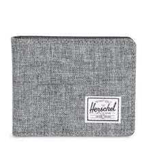 Load image into Gallery viewer, Front view of the Hank Wallet in Raven Crosshatch.