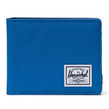 Load image into Gallery viewer, Front view of the Strong Blue Hank wallet.