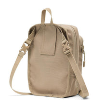 Load image into Gallery viewer, Angled back view of the kelp crosshatch crossbody bag.