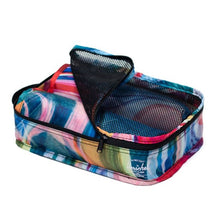 Load image into Gallery viewer, The large Paint Pour Multi organizer with two organizers rolled inside.