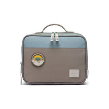 Load image into Gallery viewer, Front panel view of the Star Wars Mandalorian Pop Quiz lunch box.