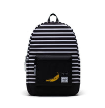 Load image into Gallery viewer, Front view of the Banana Settlement backpack.