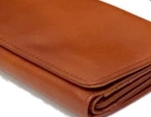 Load image into Gallery viewer, Osgoode Marley Cashmere Leather Snap Wallet with 16 Credit Card Pockets