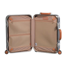 Load image into Gallery viewer, interior view of the suitcase with the panel dividers attached.