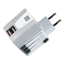 Load image into Gallery viewer, Go Travel Worldwide Adapter + 2 USB's