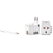 Load image into Gallery viewer, Go Travel Worldwide Adapter + 2 USB's