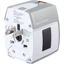 Load image into Gallery viewer, Go Travel Worldwide Adapter + 2 USB's