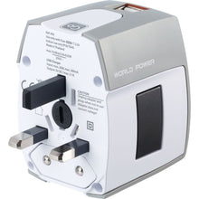 Load image into Gallery viewer, Go Travel Worldwide Adapter + 2 USB's