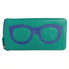 Load image into Gallery viewer, ILI New York Leather Eyeglass Case with Eyeglass Design