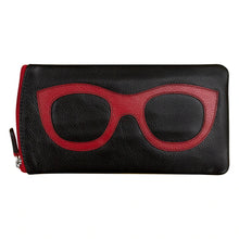 Load image into Gallery viewer, ILI New York Leather Eyeglass Case with Eyeglass Design