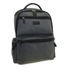 Load image into Gallery viewer, Metropolitan Felt Backpack with Leather Trim