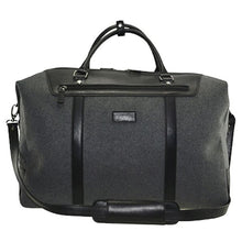 Load image into Gallery viewer, Metropolitan Felt Travel Satchel with Leather Trim