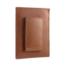 Load image into Gallery viewer, Di Lusso Italian Leather Card Stack Wallet with Magnetic Money Clip