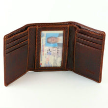 Load image into Gallery viewer, Classico Tumbled Leather Trifold Wallet