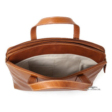 Load image into Gallery viewer, Classico Collection Leather 3-Section Brief