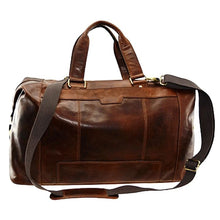 Load image into Gallery viewer, Cheyenne Hand-Stained Antique Buffalo Companion Duffel