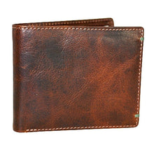 Load image into Gallery viewer, Cheyenne Hand-Stained Antique Buffalo 12-card slot Wallet