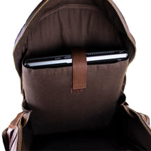 Load image into Gallery viewer, Cheyenne Hand-Stained Water Buffalo Deluxe Laptop Backpack