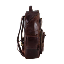 Load image into Gallery viewer, Cheyenne Hand-Stained Water Buffalo Deluxe Laptop Backpack