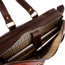 Load image into Gallery viewer, Cheyenne Water Buffalo Leather 2-Compartment Brief