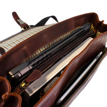 Load image into Gallery viewer, Cheyenne Hand-Stained Water Buffalo Dispatch Flap Brief