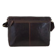 Load image into Gallery viewer, Cheyenne Hand-Stained Water Buffalo Messenger Bag