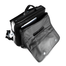 Load image into Gallery viewer, DayTrekr Flap Leather Laptop Brief