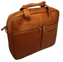 Load image into Gallery viewer, DayTrekr Leather Slim Laptop Brief