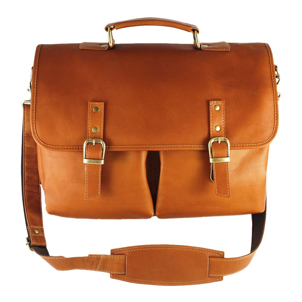 Daytrekr Leather Slim Flap Brief – Airline Intl